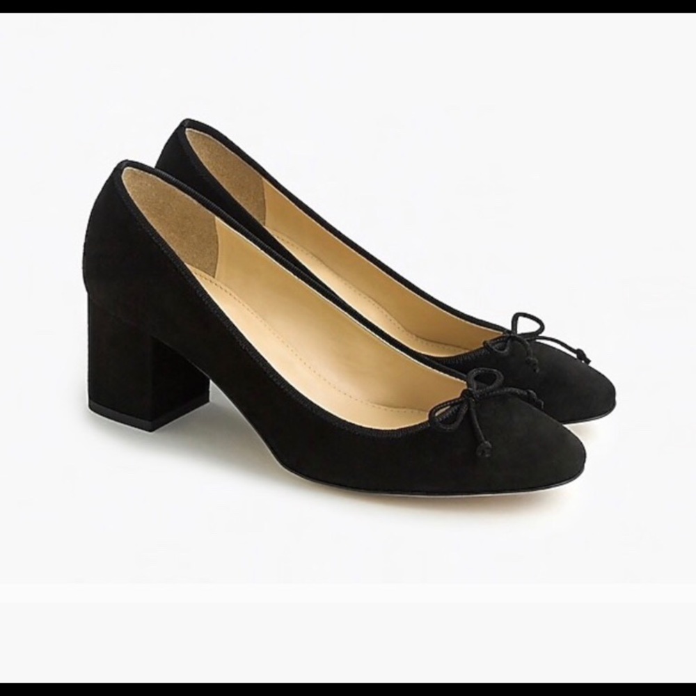 J Crew Evie Ballet Heel size 8